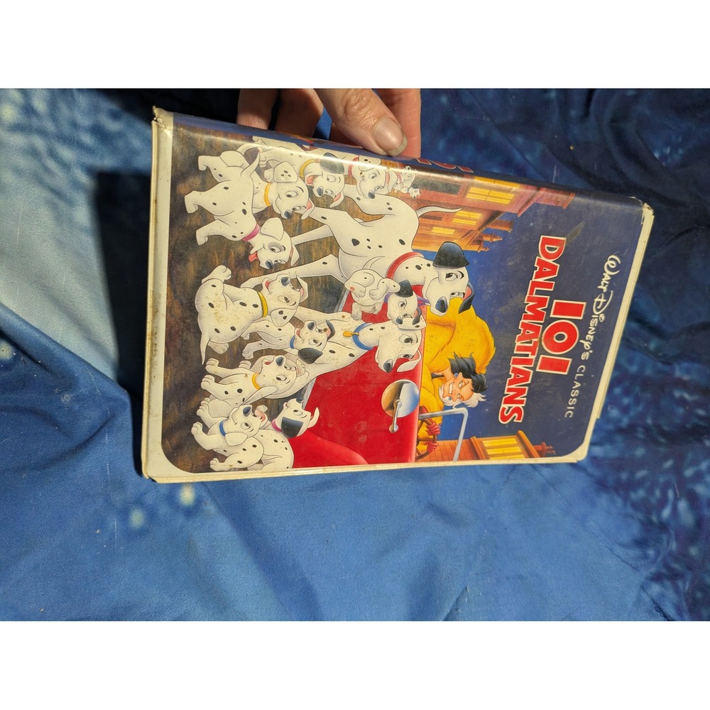 Disney 101 Dalmatians VHS Black Diamond The Classics 1263 Vintage 1992 Movie